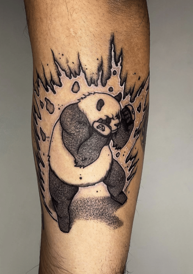 Panda JuJutsu Kaisen Tattoo