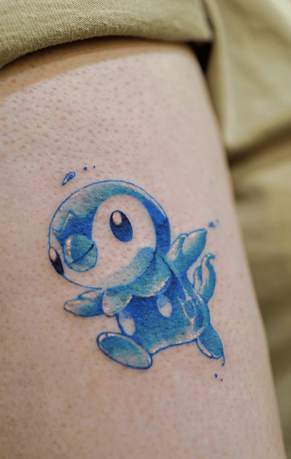 Piplup Pokemon Tattoo