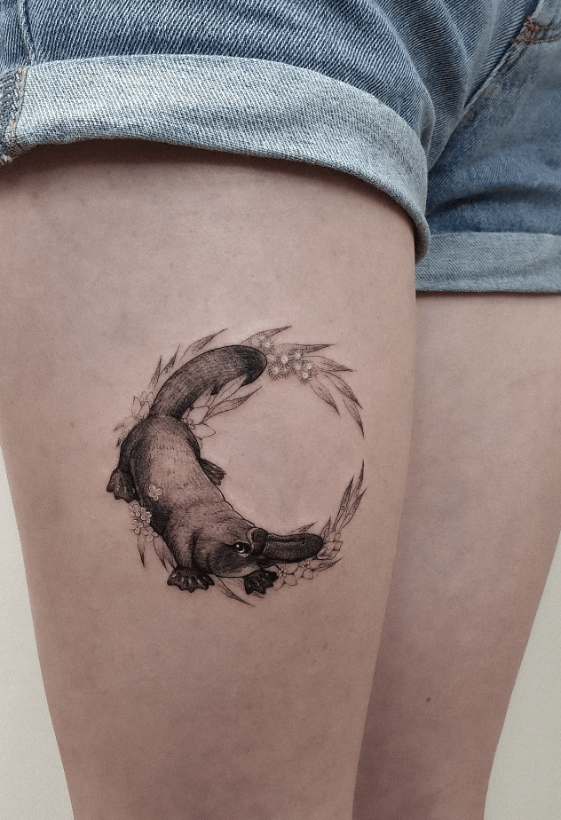 Platypus Animal Tattoo