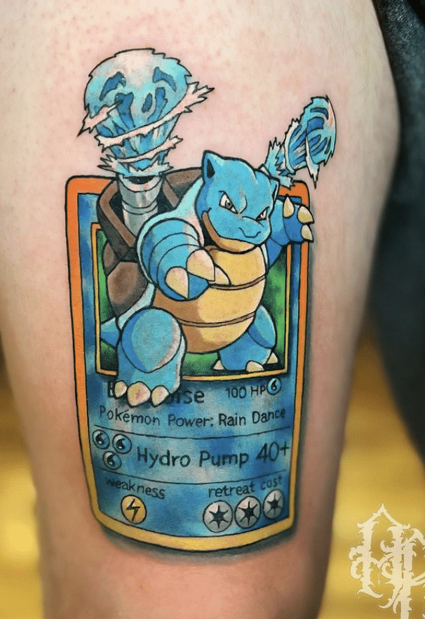 Pokemon Card Tattoo