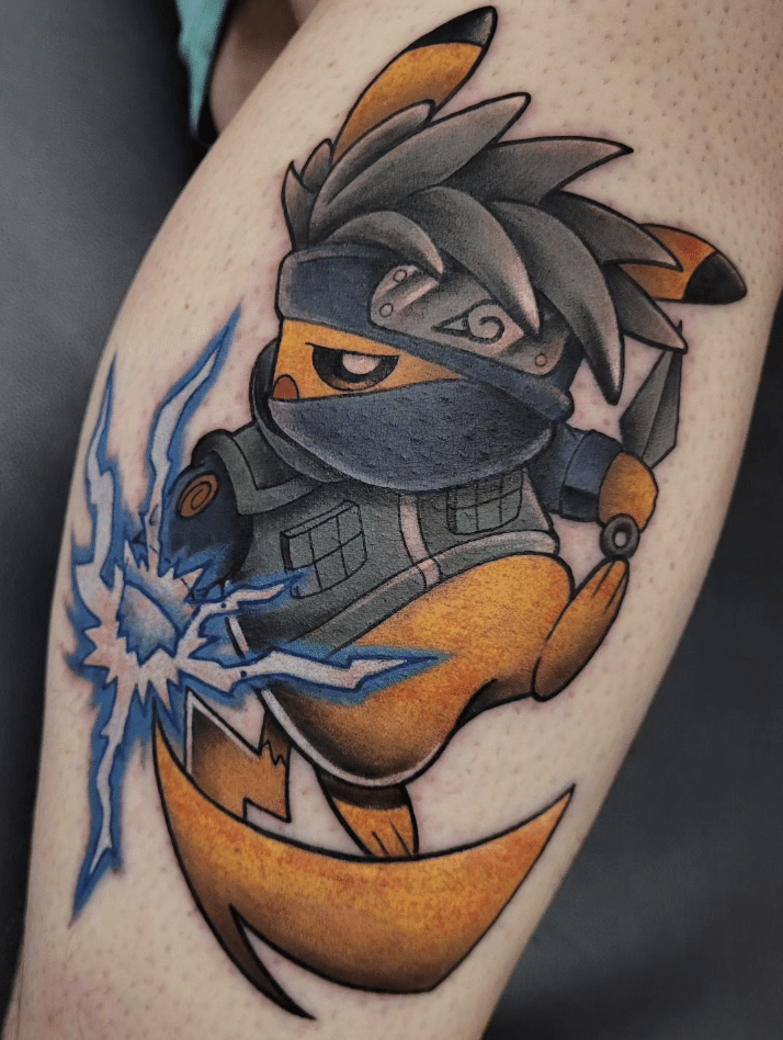 Pokemon X Naruto Tattoo