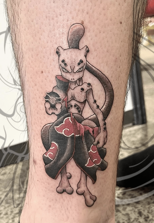 Pokemon X Naruto Tattoo