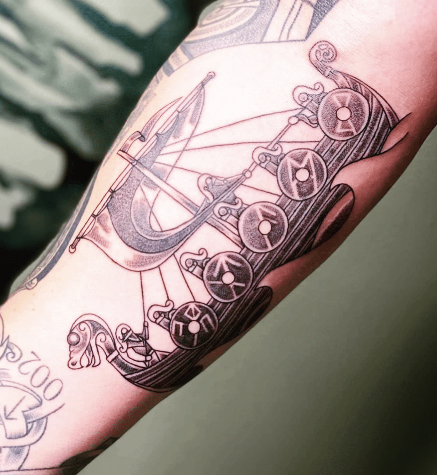 Red Water Studio Viking tattoo artist