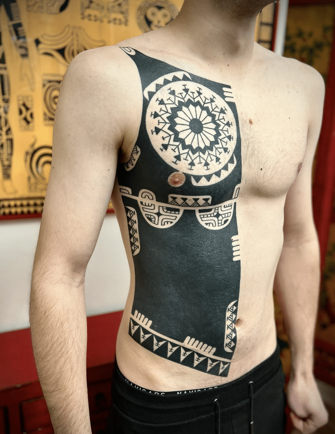 Roberta Zirpoli tribal tattoo design
