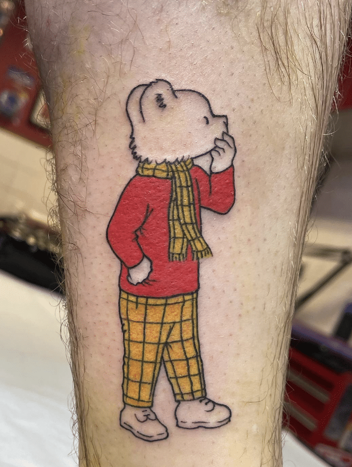 Rupert The Bear Tattoo
