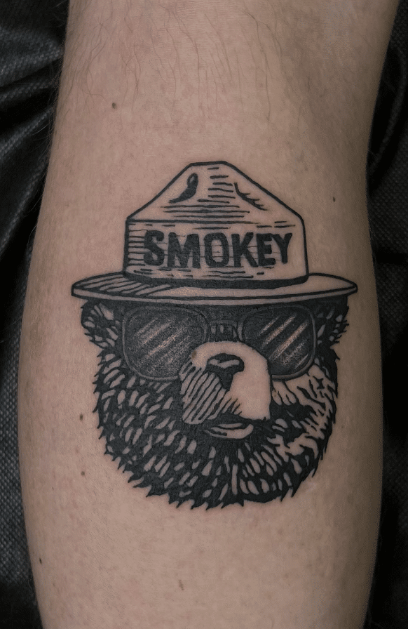 Smokey Bear Tattoo
