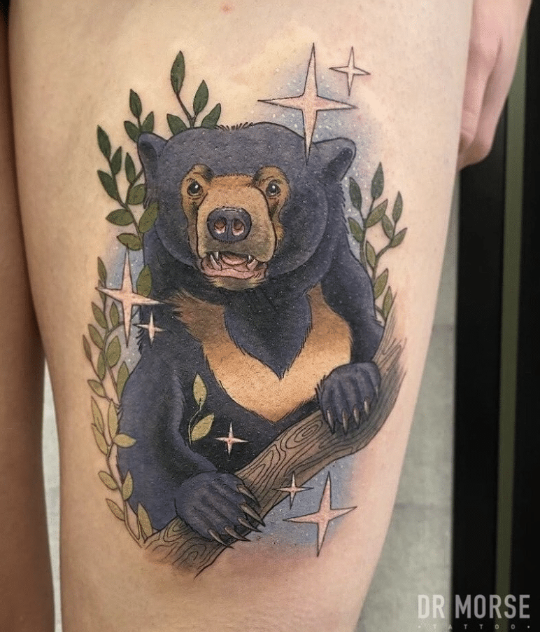 Sun Bear Tattoo