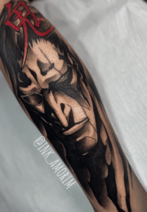 Tawan Amorim anime tattoo artist