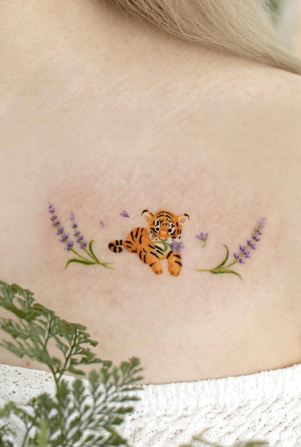 Tiny Tiger Tattoo