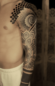 ishta tattoo geometric tattoo idea