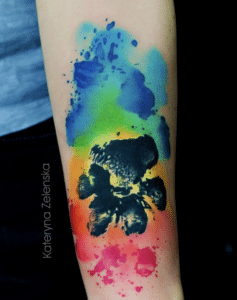 tattoozelenska watercolor tattoo design