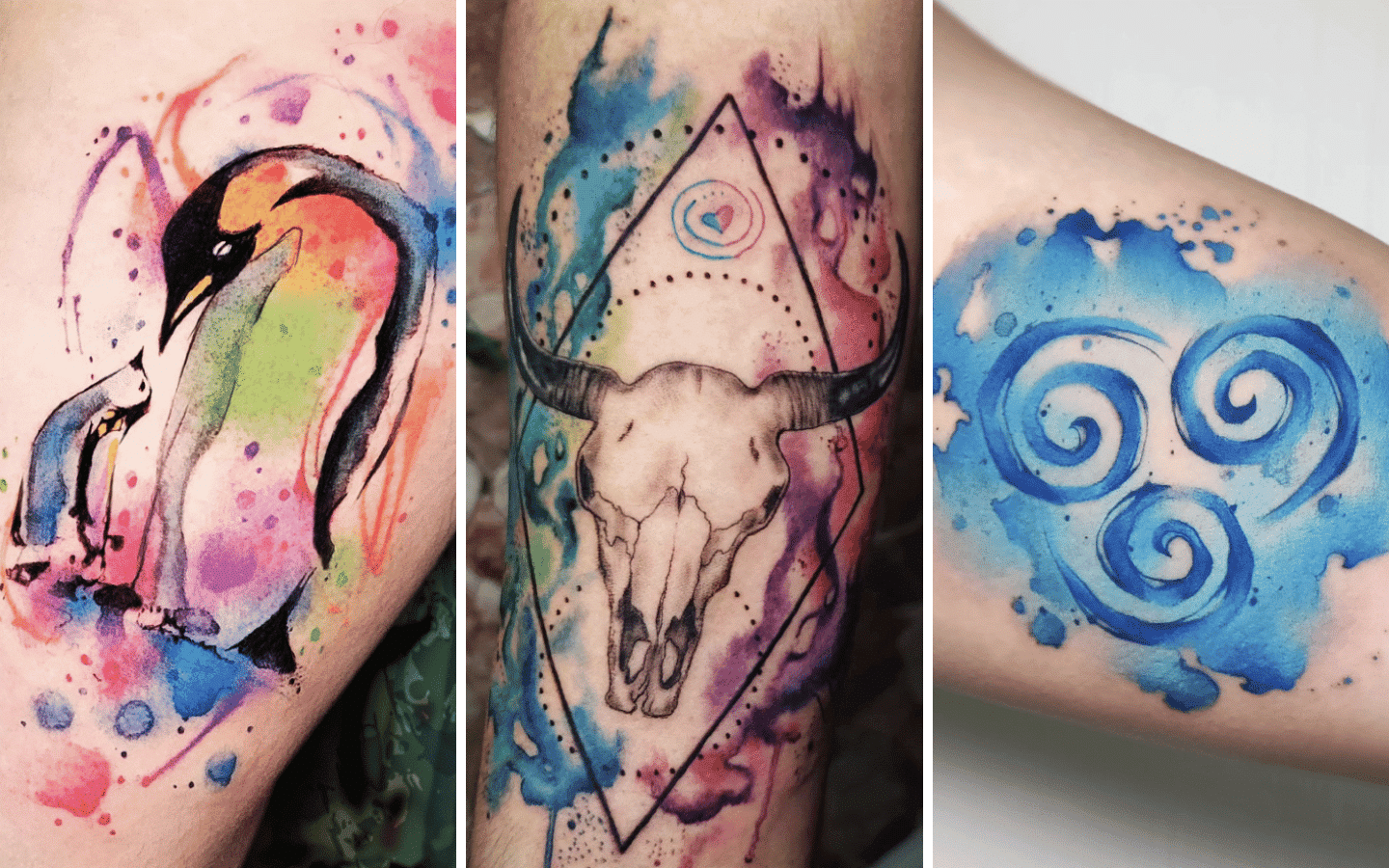 watercolor tattoo style featured image