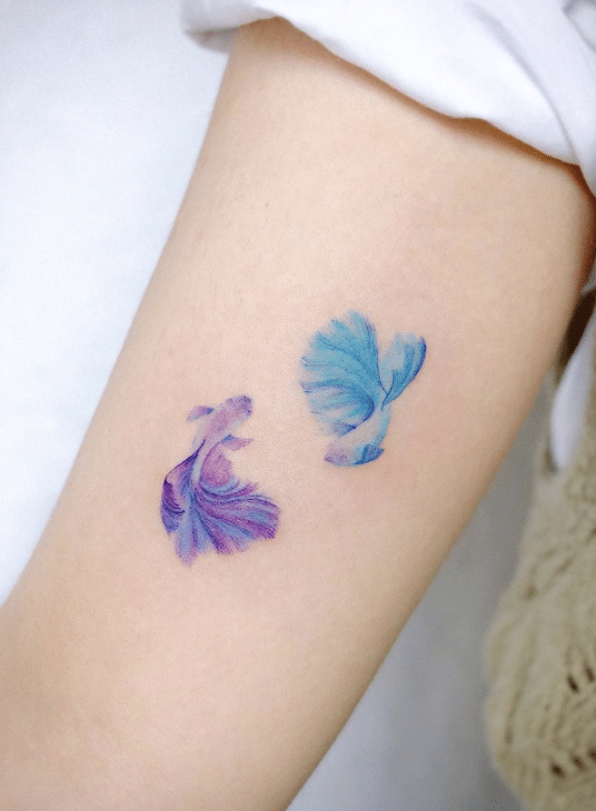Arm Fish Tattoo Design
