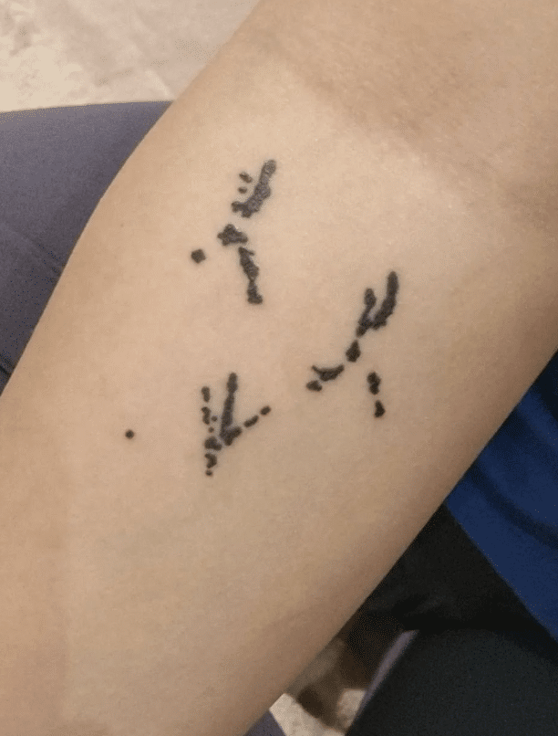 Bird Claw Print Tattoo