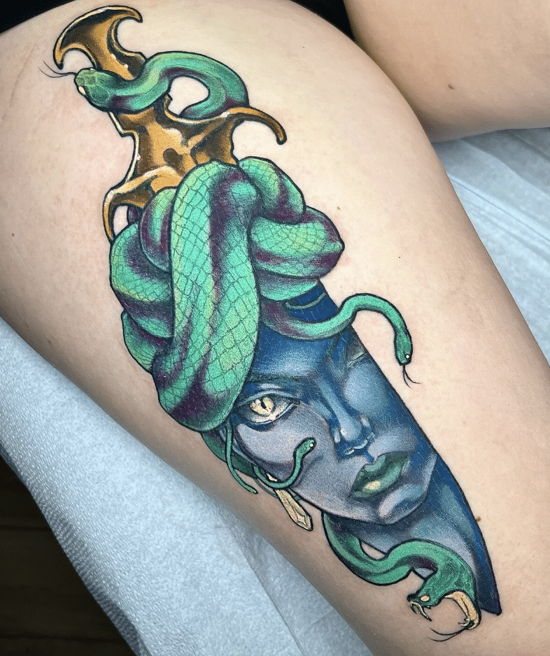 Blade Medusa Tattoo