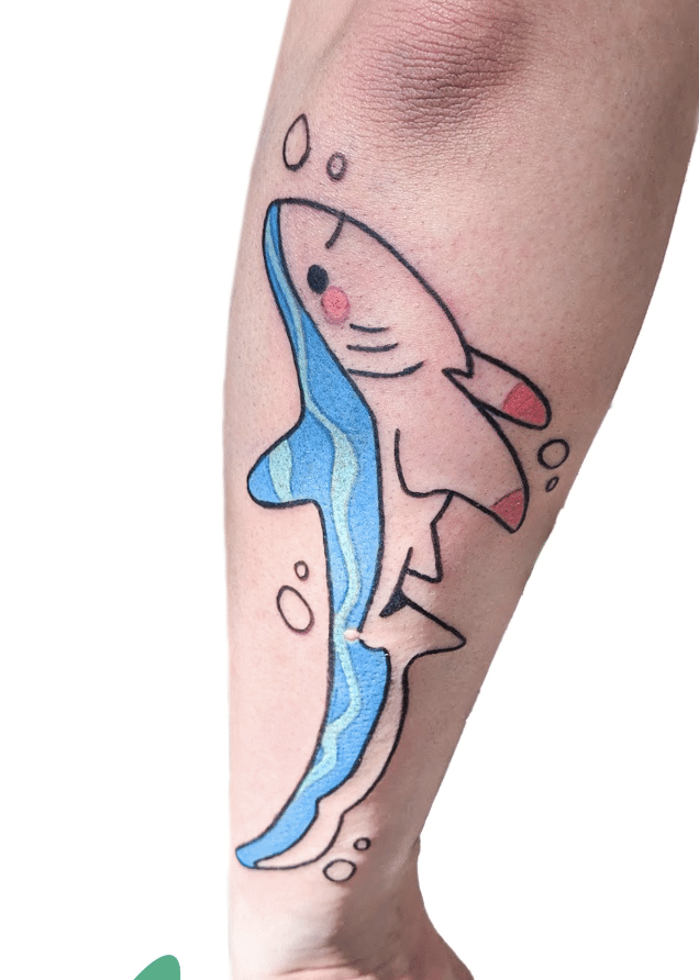 Cute Shark Tattoo