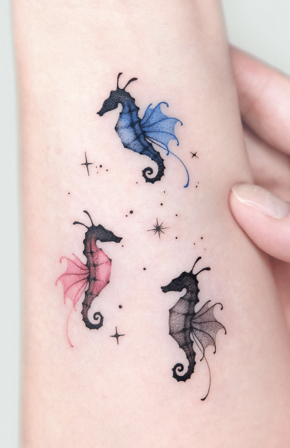 Dragon Seahorse Tattoo