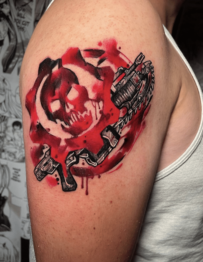 Gears Of War Tattoo