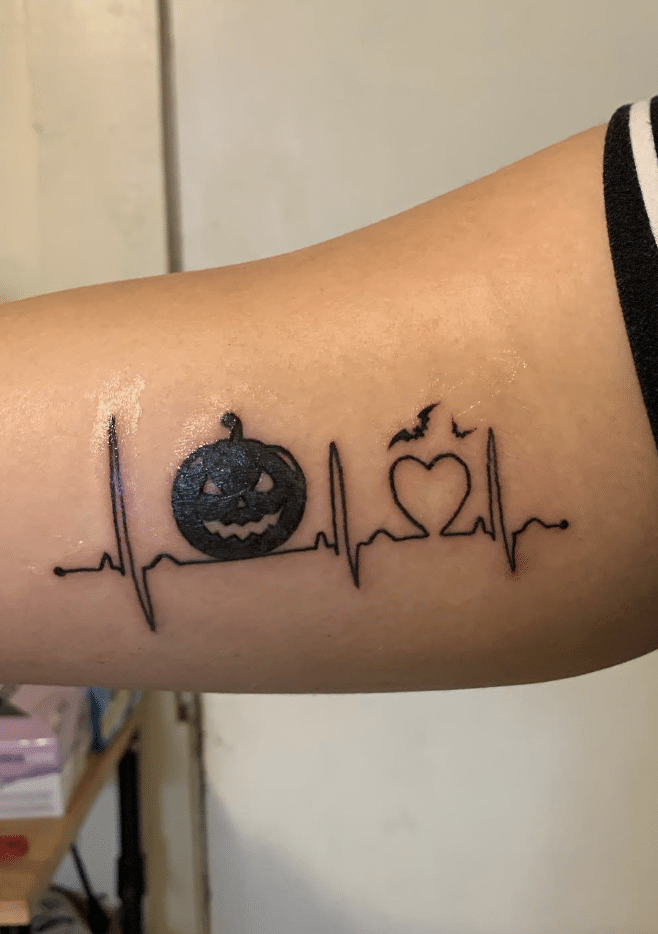 I love Halloween Tattoo