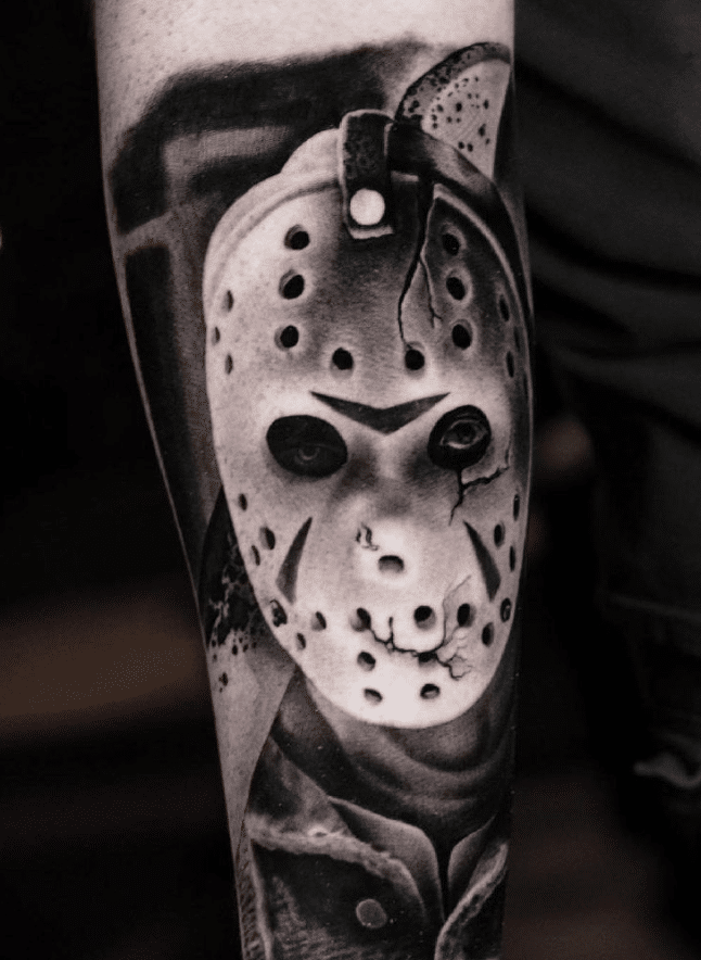 Jason Vorhees Halloween Tattoo