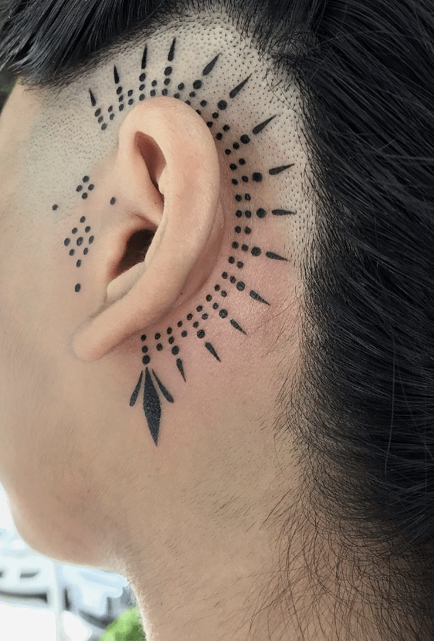 Jewelry Ear Tattoo