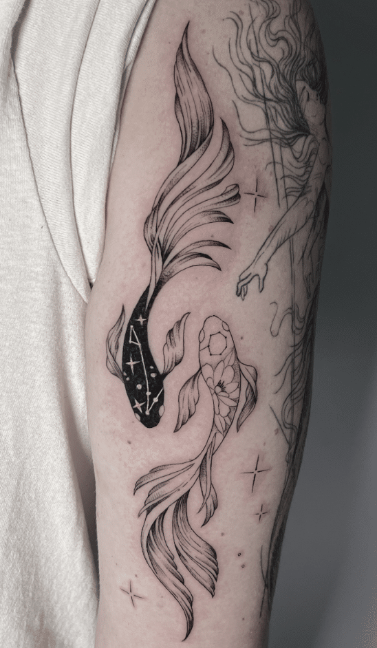 Koi Fish Tattoo Design