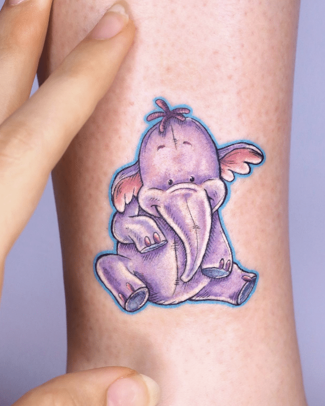 Lumpy Elephant Tattoo