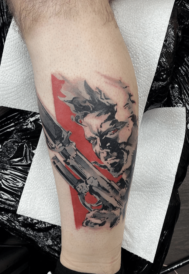 Metal Gear Video Game Tattoo