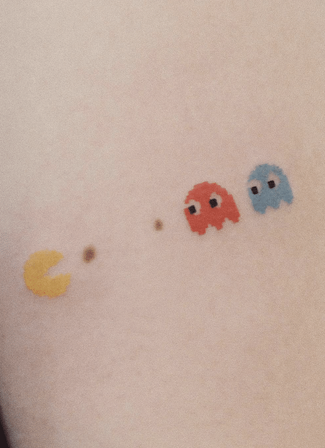 Pac-Man Tattoo