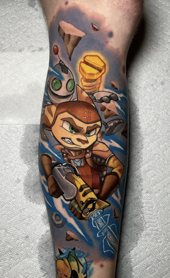 Ratchet And Clank Tattoo