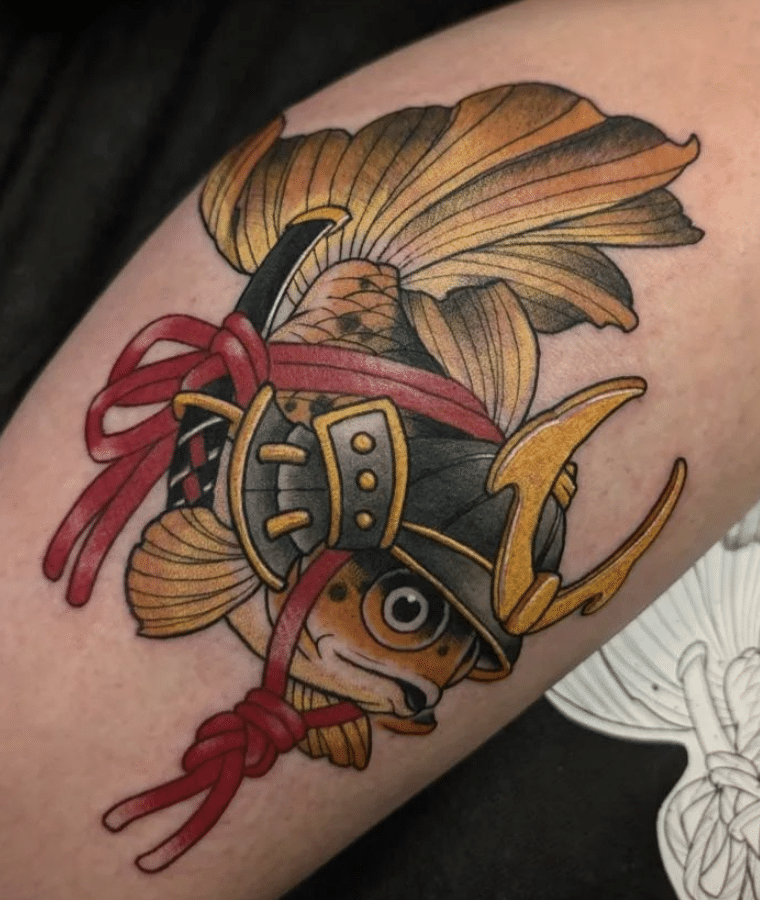 Samurai Fish Tattoo