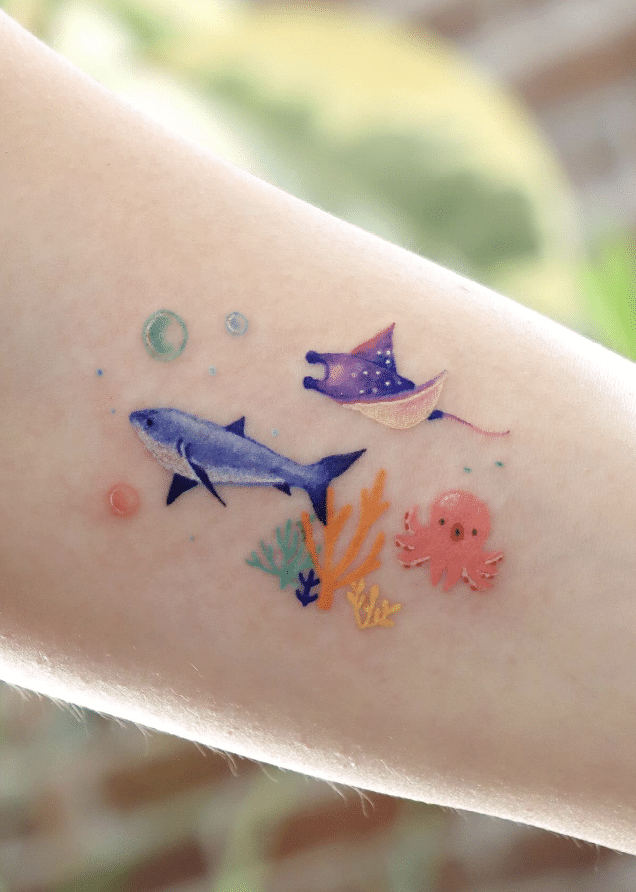 Sea Life Tattoo