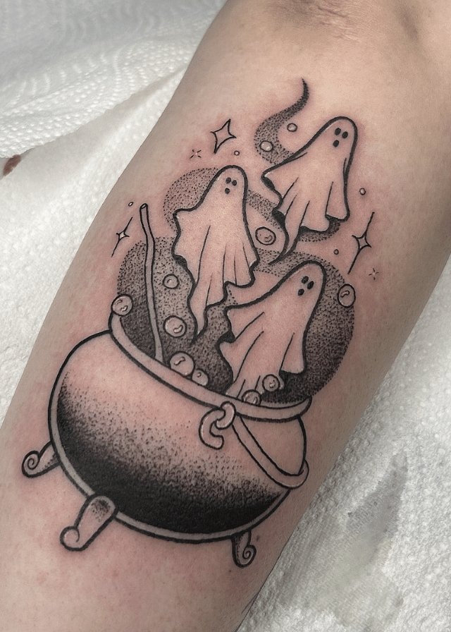 Witches Cauldron Tattoo