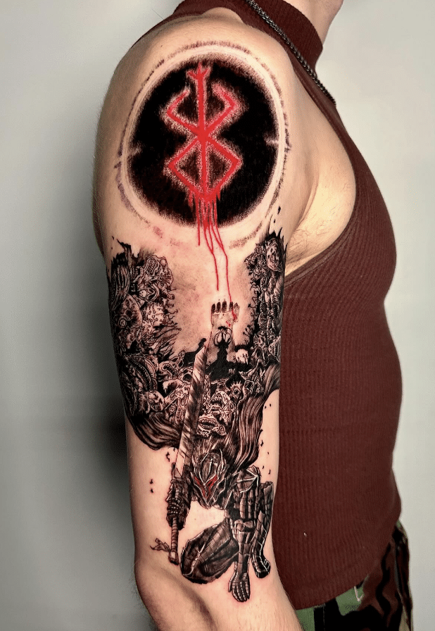 Berserk Tattoo On Arm