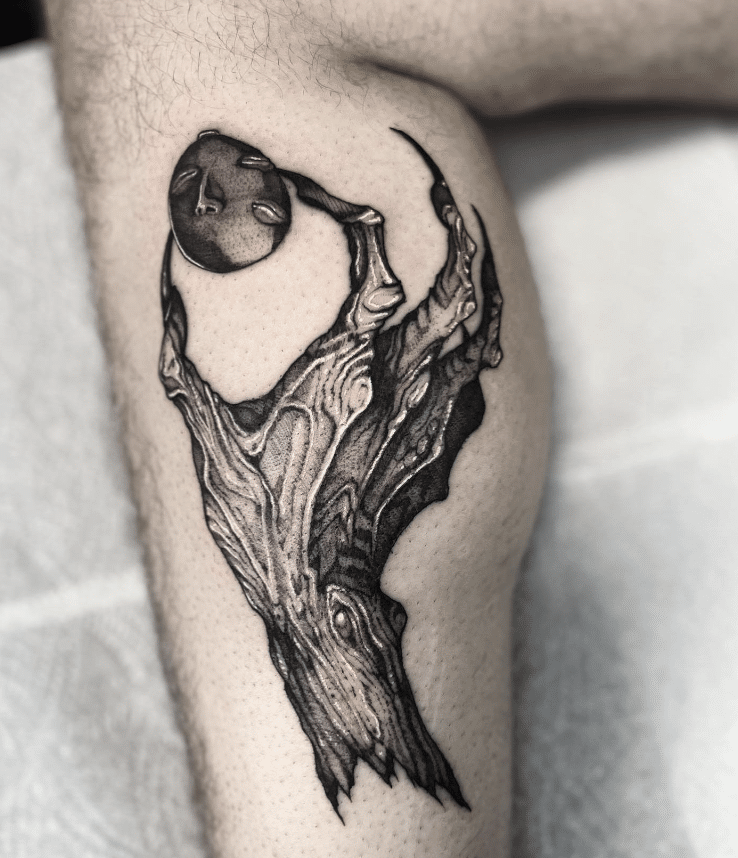 Demon Hand Tattoo