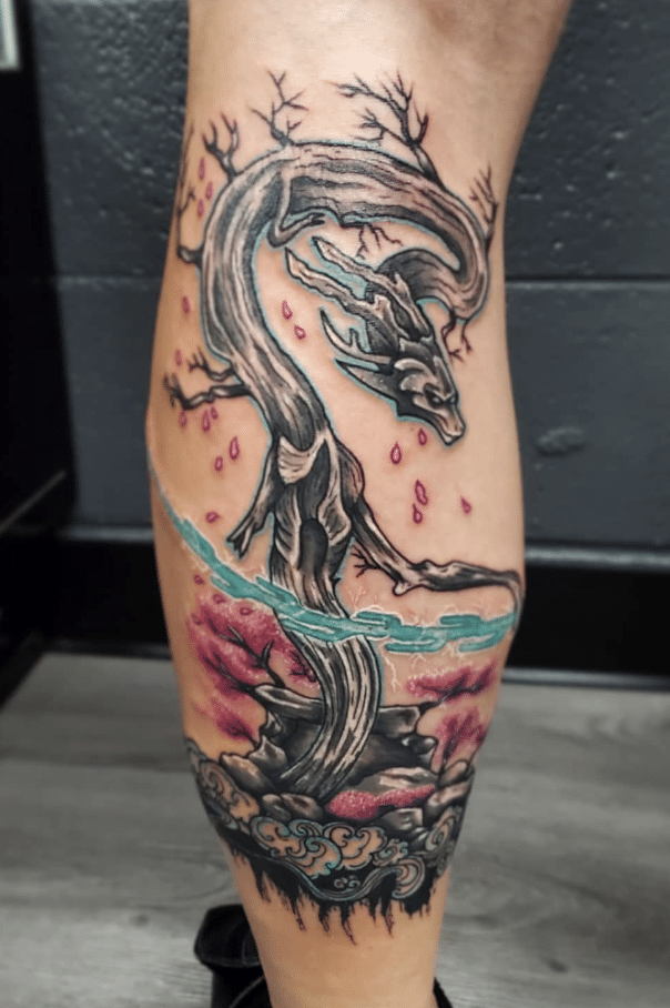 Divine Dragon Tattoo