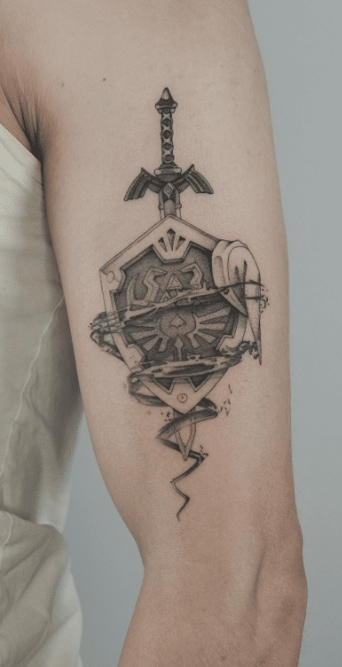 Hylian Shield Tattoo