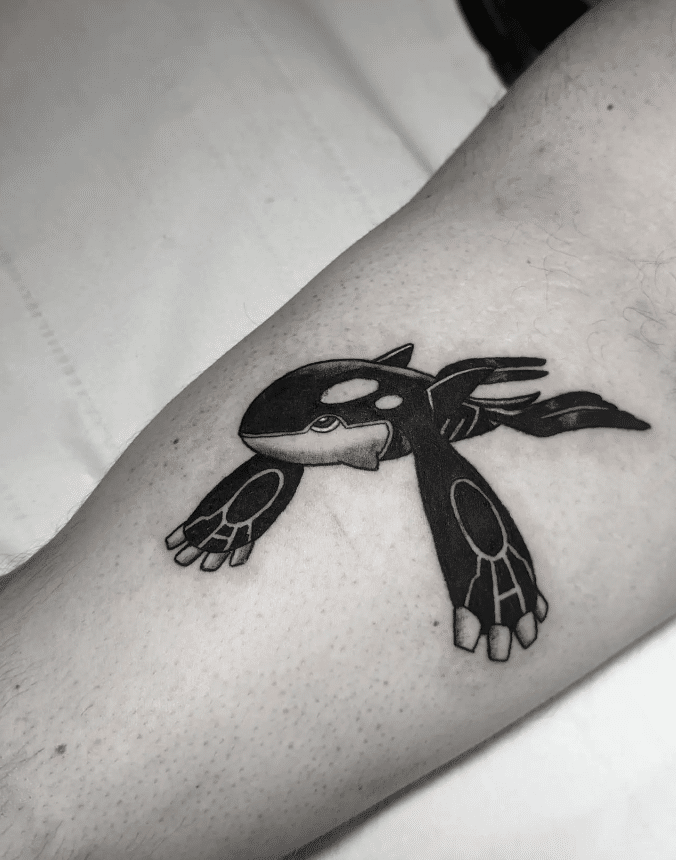 Kyogre Pokemon Tattoo