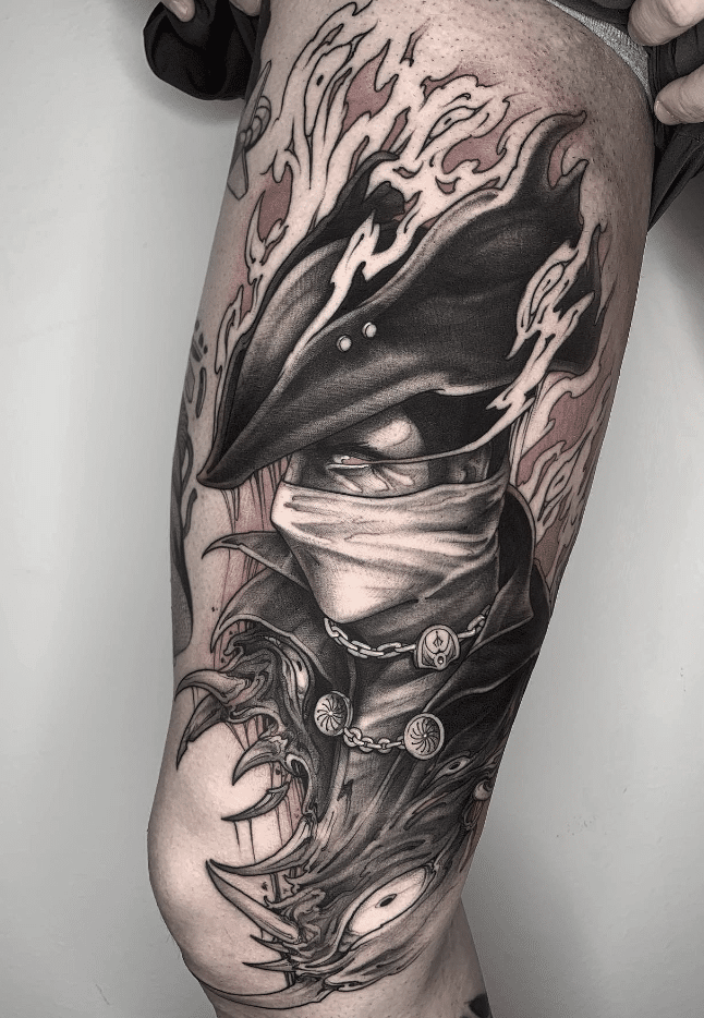 The Hunter Bloodborne Tattoo