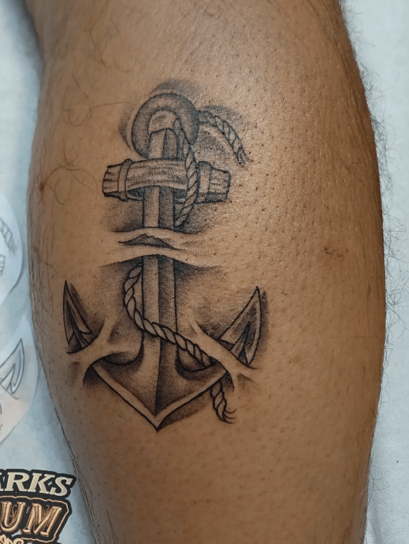 Under The Skin Anchor Tattoo