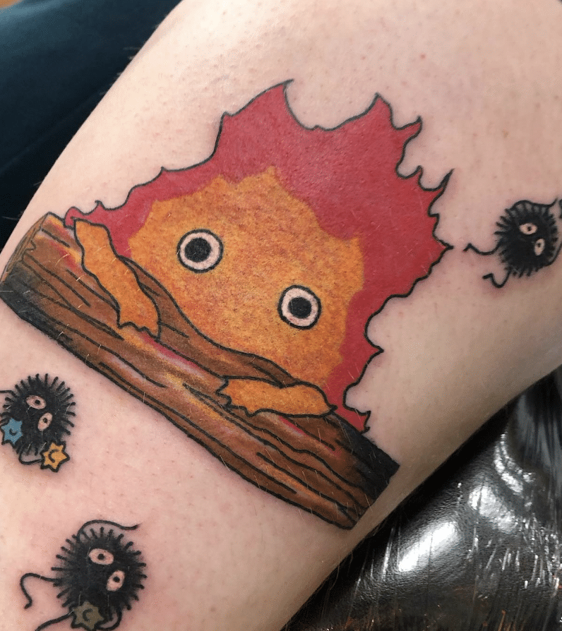 Calcifer Tattoo 