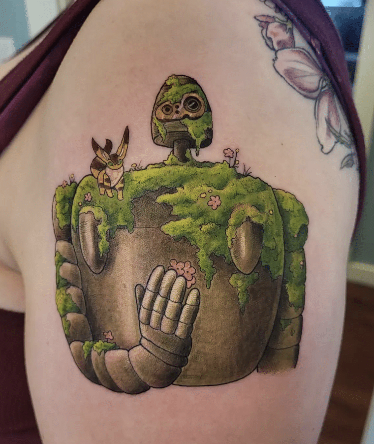 Garden Robot Studio Ghibli Tattoo 