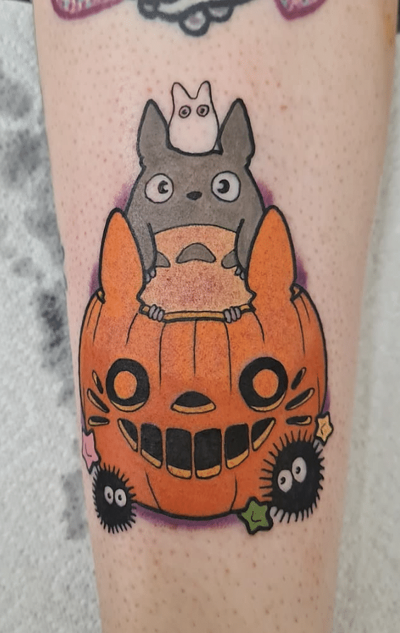 Halloween Studio Ghibli Tattoo 