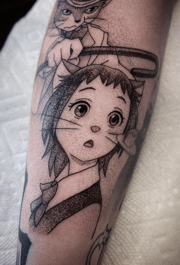 Haru Yoshioka Studio Ghibli Tattoo 