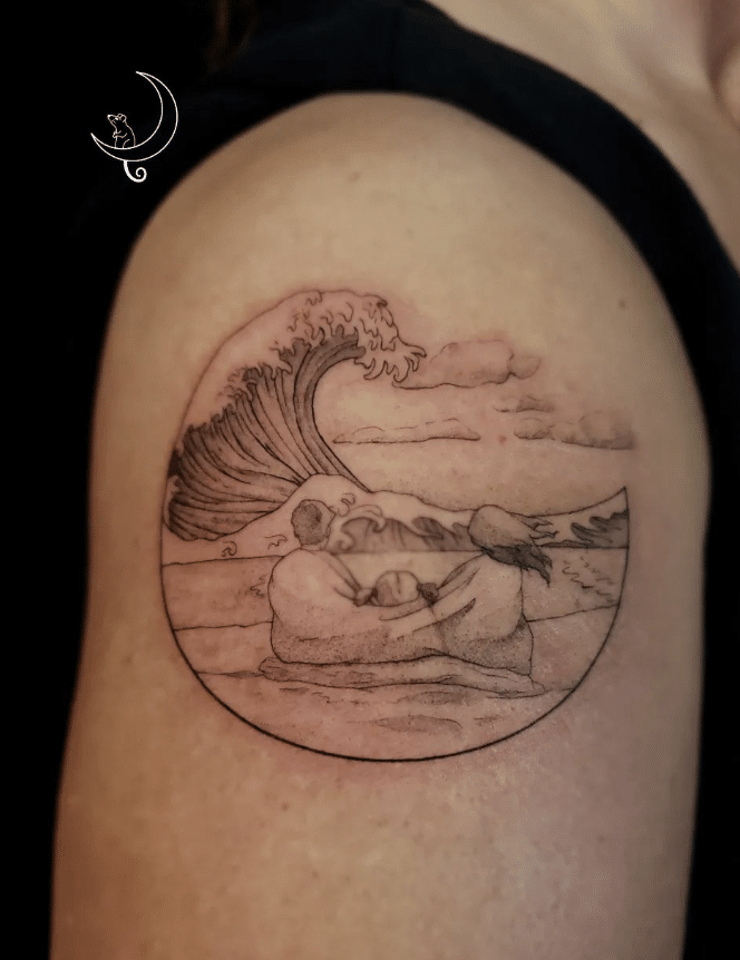 Ocean Waves Tattoo