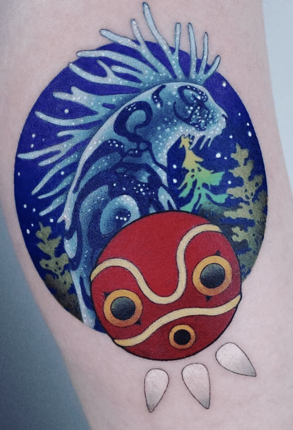 Princess Mononoke Tattoo 