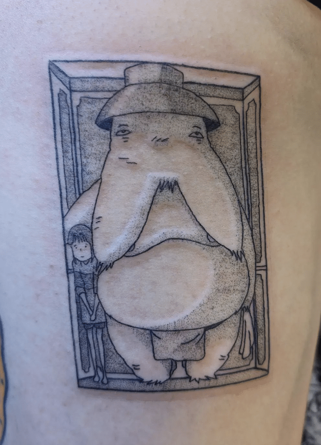 Radish Spirit Studio Ghibli Tattoo 