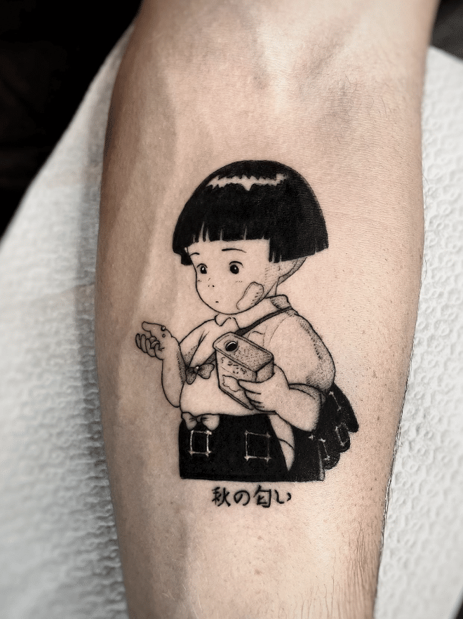 Setsuko Studio Ghibli Tattoo 