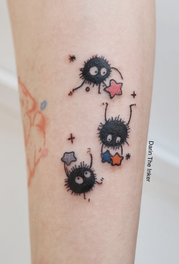 Susuwatari Studio Ghibli Tattoo 